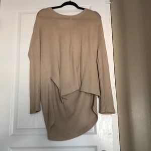 Tan sweater size L